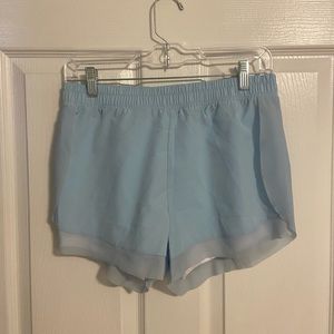 Baby blue shorts